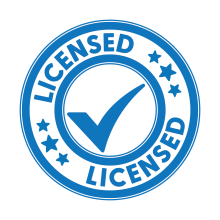 licensed logo